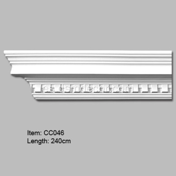 Moldura de cornisa de bloque dental